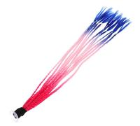 TOYANDONA Accessoire Casque Moto Queue de Cheval Tressée en Fibre Composite, Installation Simple et Haute Durabilité, Décoration Chic pour Casque Femme