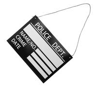 TOYANDONA Accessoire de Photomaton pour Cellule de Prison, Panneau de Prison en Papier Noir, Léger et Portable, pour Cosplay et Halloween, Déguisement Prisonnier