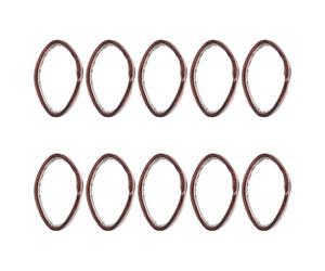 TOYANDONA Accessoire Pratique pour Montre 10 Pièces Passant en Cuir Marron Installation Facile et Remplacement pour Bracelet de Montre 20mm pour Boucle Cassée