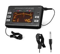 TOYANDONA Accordeur de Guitare Accordeur à Clip Instruments à Vent Affichage LED Accordage Précis pour Saxophone Clarinette Trompette Ukulélé Violon