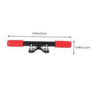 TOYANDONA Accoudoir Vélo Arrière Garçon Fille Robuste et Antidérapant Accessoire pour Siège Arrière Compatible VTT Vélo Pliant Sécurité Renforcée pour Cyclistes avec Garçon Fille
