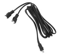 TOYANDONA Adaptateur Alimentation Électrique Noir pour Fauteuil Inclinable Câble D'extension 2 Mètres en Plastique Ergonomique pour Salon et Avion