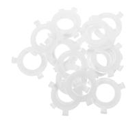 TOYANDONA Adaptateur de Douille Lot de 20 Pièces pour Ampoule E27 à E26 en Plastique Blanc, Conversion et Résistance aux Chocs pour Ateliers et Systèmes de Surveillance