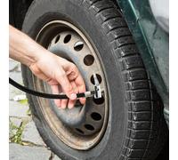 TOYANDONA Adaptateur de Pompe à Air Portable Alliage de Zinc Raccord Fileté pour Gonflage Rapide de Pneus de Voiture Remplacement Tuyau Gonfleur et Compact