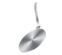 TOYANDONA Adaptateur Plaque de Cuisson Induction en Acier Inoxydable Poignée, Diffuseur de Chaleur pour Cuisinière à Gaz et Vitrocéramique