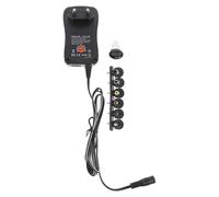 TOYANDONA Adaptateur Secteur Réglable 3-12v 30w Câble DC, Boîtier PC Noir Haute Résistance, pour Mini TV et Appareils Domestiques