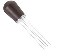 TOYANDONA Agitateur à Café Acier Inoxydable avec Manche Bois Aiguille de Distribution pour Poudre Outil Pratique pour Espresso Mélangeur Léger et Réutilisable