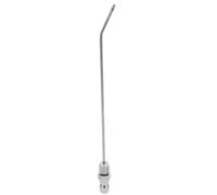 TOYANDONA Aiguille de Rinçage Haute Pression pour Lave-linge, Acier | Embout Coudé Long, Trou Latéral 1,3mm et Sortie Din 0,25 Pouce, pour Coins Étroits