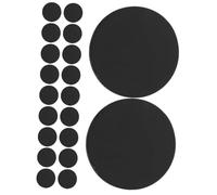 TOYANDONA Aimants Adhésifs Ronds en Caoutchouc Souple 30 Pcs, 20 X 2 Mm, Force Magnétique 730 Gauss, Aimants pour Réfrigérateur, Tableau Blanc et Loisirs Créatifs, Noir, Accessoires