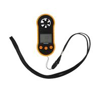 TOYANDONA Anémomètre Numérique Portatif Rétroéclairage, Mesure Précise Vitesse du Vent en 5 Unités, Capteur de Température Intégrée, Débitmètre D'air Multifonction pour Usage Extérieur