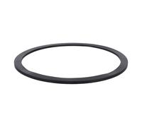 TOYANDONA Anneau de Sourdine Batterie 14 Pouces en Silicone Souple Noir, Amortisseur de Bruit pour Cymbales et Caisse Claire, Bague D'isolation Acoustique Réutilisable pour Répétitions