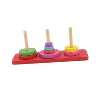 TOYANDONA Anneaux Empilables pour Perroquets Entraînement pour Oiseaux Jeu Éducatif Interactif pour Développement de Intelligence et Stimulation Motrice