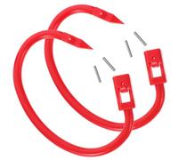 TOYANDONA Anneaux Nasaux pour Bovins en Plastique Résistant, Lot de 2 Pièces Taille Moyenne, Outil de Traction pour Sevrage et Gestion du Bétail en Élevage Agricole