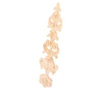 TOYANDONA Applique Bois Sculpté Décoratif pour Meubles et Portes Ornement Classique pour Meubles Bois Massif Décoration Élégante pour Intérieur