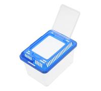 TOYANDONA Aquarium Portable pour Tortues Couvercle Et Poignée, Terrarium en Plastique Transparent, Grand Format, pour Élevage Domestique Et Transport Sécurisé des Poissons Rouges Et Reptiles