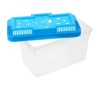 TOYANDONA Aquarium Portable Transparent pour Reptiles et Petits Animaux avec Couvercle Réservoir Multifonctionnel pour Tortues Poissons et Mammifères Facile à Transporter Nettoyer