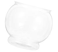 TOYANDONA Aquarium Transparent à Chocs Bocal Décoratif de Bureau pour Poissons et Tortues Réservoir pour Décoration Maison et Événements Moyenne