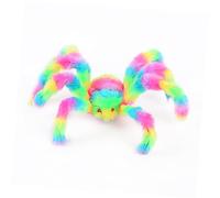 TOYANDONA Araignée Peluche Colorée De Accessoires De Décoration Halloween pour Adultes Peluche Douce Et Amusante pour Atmosphère Effrayante