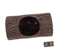 TOYANDONA Arbre Artificiel pour Aquarium Décorations pour Reptiles Lézard Grotte De Couchage Clapier Enclos Bernard-L'Ermite Gecko Petit Lézard Terrarium Tronc Maison