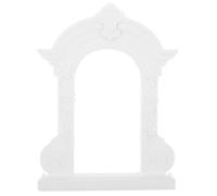 TOYANDONA Arche de Porte Miniature Fleurie de Style Grec - Porte de Mariage de Jardin de fées - Accessoire de fête de Mariage pour Maison de poupée pour Micro-Paysage
