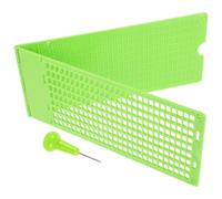 TOYANDONA Ardoise Braille 9 Lignes 28 Cellules Plastique Vert avec Stylet pour Écriture en Braille Kit d'Apprentissage pour Aveugles et Malvoyants Outil Éducatif Portable pour Garçon et
