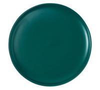 TOYANDONA Assiette à Steak en Céramique Verte, Forme Ronde, Compatible Micro-ondes, Finition Soignée pour Repas Quotidiens et Housewarming