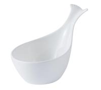 TOYANDONA Assiette Céramique Forme Queue de Baleine Bol Sauce Ramequin Porcelaine Pour Condiments Dips Apéritifs Décoration Table Réutilisable