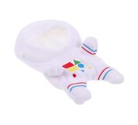 TOYANDONA Astronaut Jumpsuit Costume for Dolls Soft Space Themed Outfit Easy to Change Doll Clothes for Role Play and Stuffed Animals