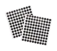 TOYANDONA Autocollants de Billard à Points Noirs 2 Pièces, Marqueurs Auto-adhésifs en Tissu Solide pour Table de Snooker, Repères Précis pour Billard en Club et Usage Loisirs, Format