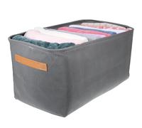 TOYANDONA Bacs de Rangement Empilables Poignées en Tissu Non Tissé Lot de 3 pour Organiser Grosse Capacité pour Vêtements Dressing la Maison