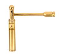 TOYANDONA Baguette de sourcier portable en métal - Règle de pour la détection de la chasse sous-marine - Accessoires de divination en cuivre pour l'extérieur