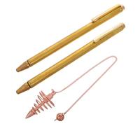 TOYANDONA Baguettes Sourcier Cuivre Solides de Tiges Portables et Durables pour Radiesthésie Outil de Divination Facile à Utiliser pour Chasse Aux Fantômes et Recherche Eau