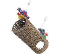 TOYANDONA Balançoire Suspendue pour Perroquet et Perruche, Petit pour Oiseau Amusant, Support Décoratif Solide, Suspendu pour Cage D’Oiseaux, Création D’Oiseaux pour Gestion du Stress,