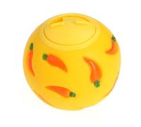 TOYANDONA Balle Distributrice de Nourriture pour Chiens et Chats en Silicone Jaune, à Mâcher Interactif Améliorant la Digestion Distribution de Petites Portions Style Plusieurs Styles