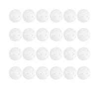TOYANDONA Balles D'entraînement de Golf en Plastique Léger Perforé Blanches 50 Vol Équilibré et Pratique, Lot de 50 Pièces pour Practice Intérieur et Extérieur