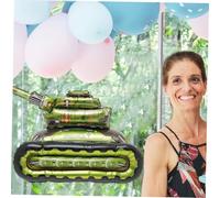 TOYANDONA Ballon Camouflage Aluminium pour Fête Danniversaire Garçon Fille Décoration et Modèle à Assembler Fourniture de Fête Unique