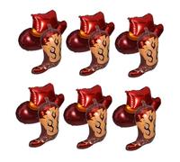 TOYANDONA Ballons Chapeau Et Cowboy Aluminium Décorations Anniversaire à Thème Western Pour Intérieur Et Extérieur