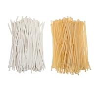 TOYANDONA Ballons Longs Cylindriques en Latex Blanc et Transparent 200 Pcs - Ballons Fins Extensibles pour Modelage D’Animaux Décoration Mariage Anniversaires et Fêtes Créatives