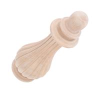 TOYANDONA Balustre Décoratif en Bois Sculpté Embout de Poteau A 10X28 CM Chapeau de Colonne Brut pour Rampes d'Escalier et Projets de Rénovation Intérieure Ornements Artisanaux Naturels