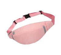 TOYANDONA Banane De Course pour Femme Pochette De Sport pour Téléphone Petit Banane Multifonctionnel pour Femme Couleur Vive Tissu Oxford Rose