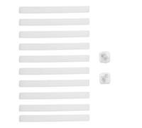 TOYANDONA Bande Antidérapante en Mousse Blanche pour Canapé et Lits, Bande de Remplissage Polyvalente en Plastique pour Fixer Housse de Canapé et Protéger Les Bords du Mobilier