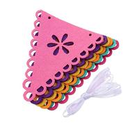 TOYANDONA Bannière de Fête Colorée Triangle pour Piñata Mexicaine Décoration Murale Joyeuse Ajustable et Éclatante pour Événements Festifs et Célébrations