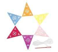 TOYANDONA Bannière Mexicaine Colorée pour Décoration Fête Anniversaire Fiesta Day Of The Dead Guirlande Festive pour Ambiance Carnaval et Événement à Thème