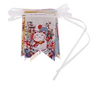 TOYANDONA Bannière Suspendue Style Japonais avec Motif Chat Décoration Guirlande Drapeau pour Restaurants Japonais Sushi Bars et Fêtes