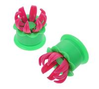 TOYANDONA Baozi Nettoyer Utiliser Moule 2pcs Facile Vert Plastique en pour et Chefs Professionnels Cuisine Artisanale Restaurants