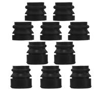 TOYANDONA Base de Tronçonneuse en Caoutchouc Noir 10pcs Amortisseurs de Vibrations pour Tronçonneuse Améliore la Sécurité et Absorption des Chocs Facile à Installer pour Coupe du Bois