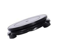 TOYANDONA Base Ronde Bois Rotative pour Vase Décoratif Support Stable pour Pots Lourds Finition Mate pour Plantes et Décor Intérieur