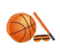 TOYANDONA Basketball Pinata Sport Thème avec Batte Bandeau et Confettis pour Fêtes Anniversaire Garçon Fille Jeu pour Événements Scolaires et Décoration Party