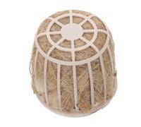 TOYANDONA Bassin à Nids pour Oiseaux en Fibres Naturelles De Chanvre Mélangé Nid D'oiseau Suspendu pour Cage Accessoire Confortable pour Oiseaux en Cage