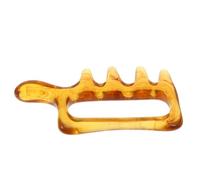 TOYANDONA Bâton de Massage en Cire D’Abeille Naturel Outil Facial Compact pour Usage Professionnel et Domestique Couleur Ambre Massage du Visage et Corps Accessoire Polyvalent pour